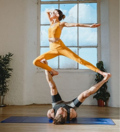 partner acro yoga poses - Google Search